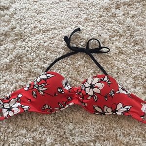 A&F floral bikini top